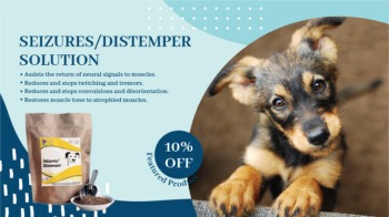 Save 10% Seizures/Distemper Solution for Dogs